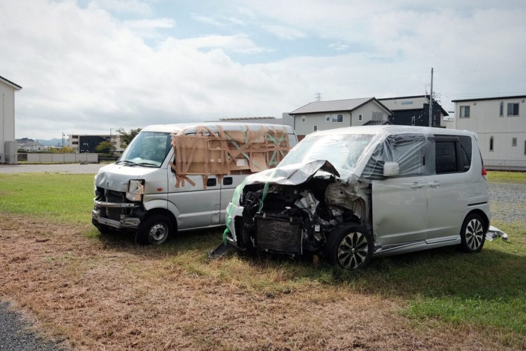 Vehículos siniestrados tras un accidente: abogado para reclamar la indemnización por accidente de tráfico en Madrid