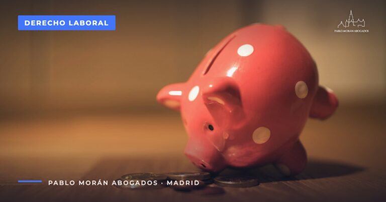 Hucha de cerdito con unas pocas monedas: FOGASA, salarios e indemnizaciones impagados, abogado laboral en Madrid