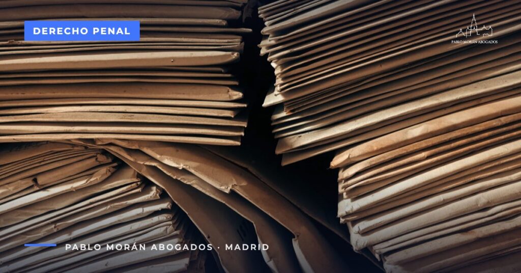 Pilas de sobres de papel marrón antiguos: prescripción de los delitos y plazos, abogado penalista en Madrid