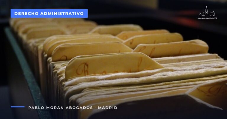 Fichas de un archivo administrativo: responsabilidad patrimonial de la Administración, abogado administrativo en Madrid