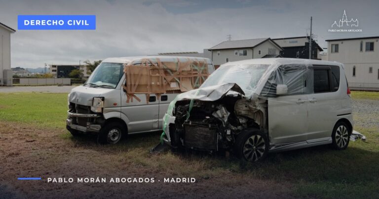 Vehículos siniestrados tras una colisión: qué hacer tras un accidente de tráfico, abogado en Madrid